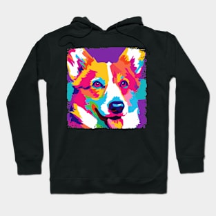 Pembroke Welsh Corgi Pop Art - Dog Lover Gifts Hoodie